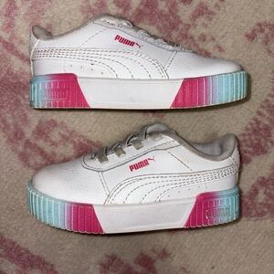 Puma Carina 2.0 Fade Slip-On Sneakers Toddler Girl size 7